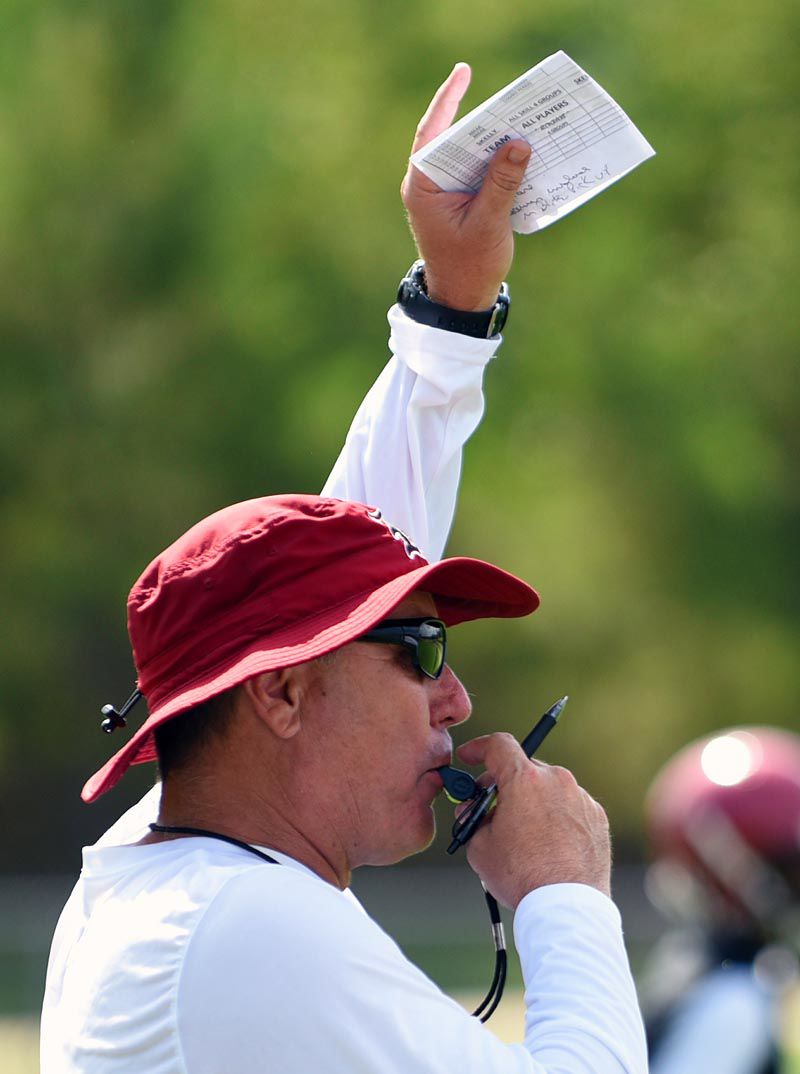 Dothan High Wolves begin football practice